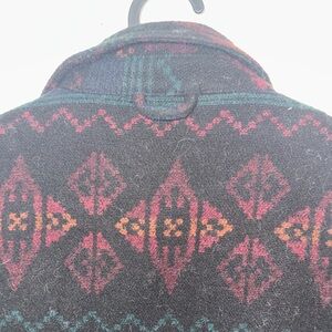 Jachs New York Men's Medium Aztec Purple/Black  Shacket, Sherpa lined